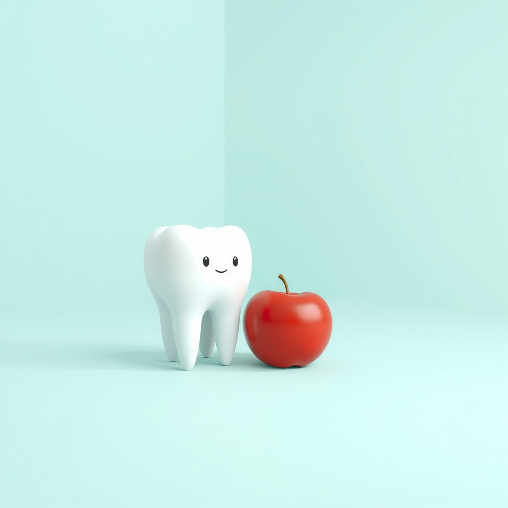 Illustration: Foods and Drinks That Strengthen or Weaken Tooth Enamel