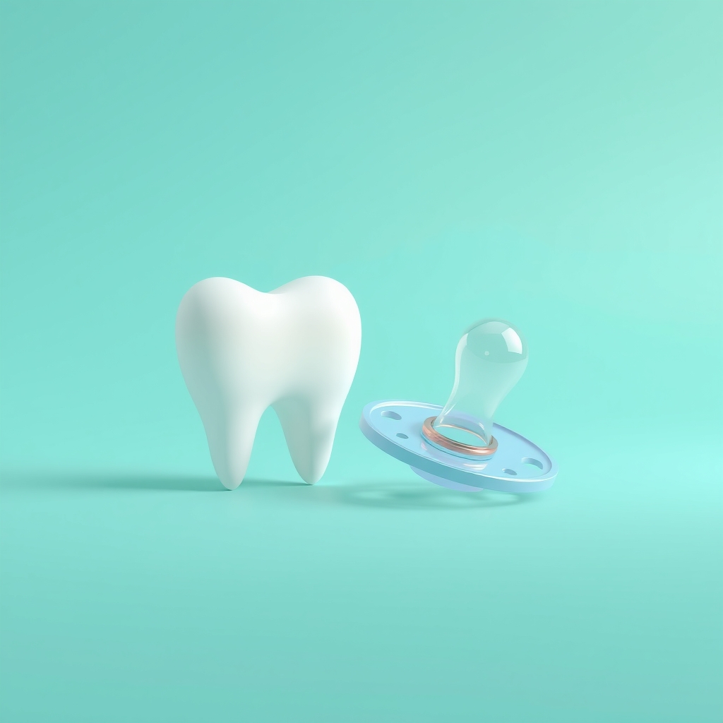 Illustration: Thumb-Sucking and Pacifier Use: Effects on Your Child's Teeth and Jaw