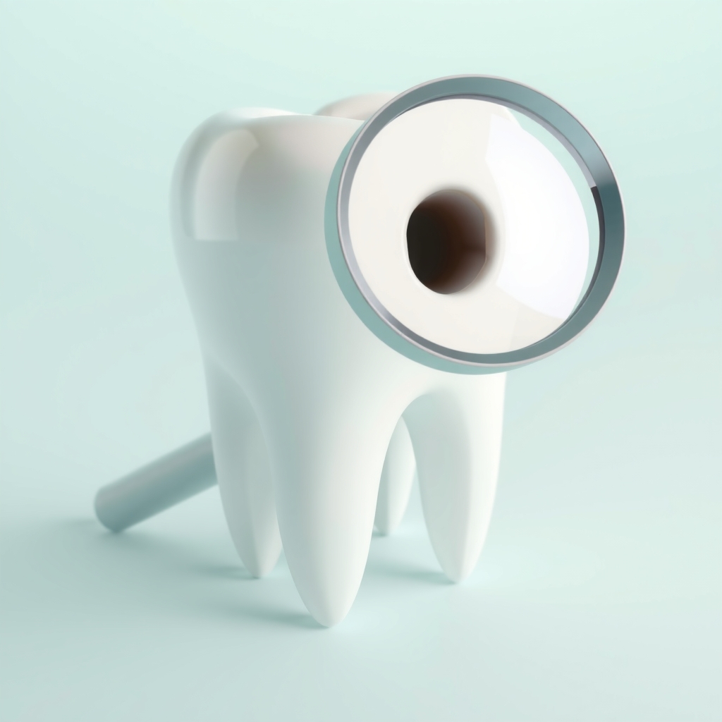 Illustration: Early Warning Signs and Stages of Tooth Decay